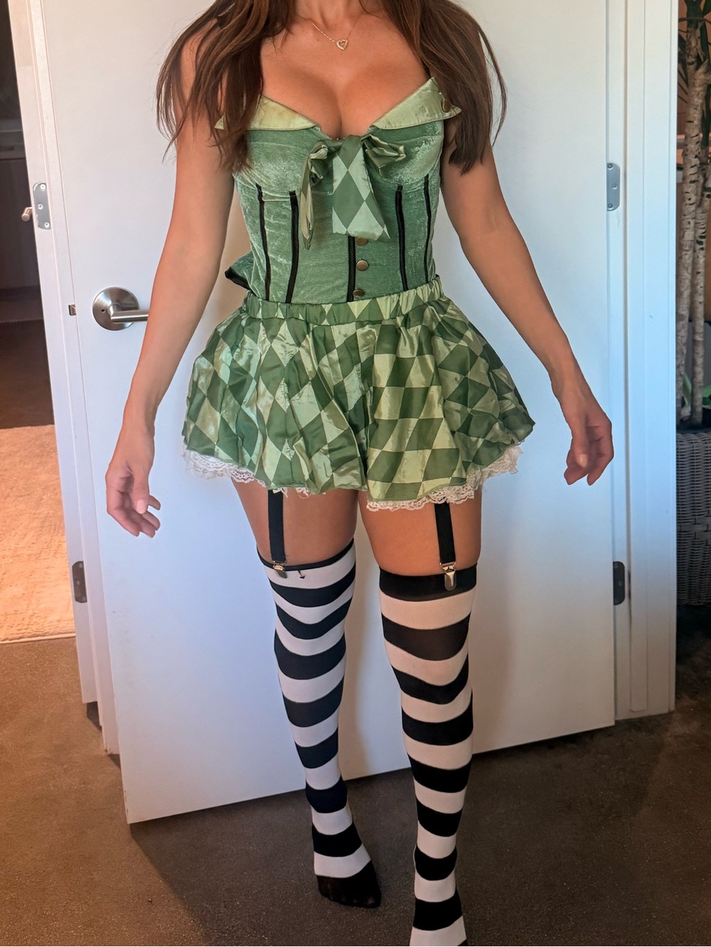 Halloween costume Mad Hatter Women's Costume - Green